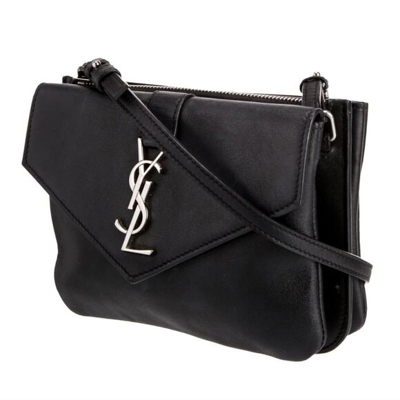 Saint Laurent Leather Tri Pocket Mini - Picture 2 of 4